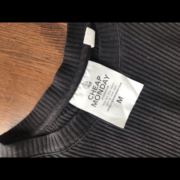 Black knit fitted dress - Picture 3 of 5